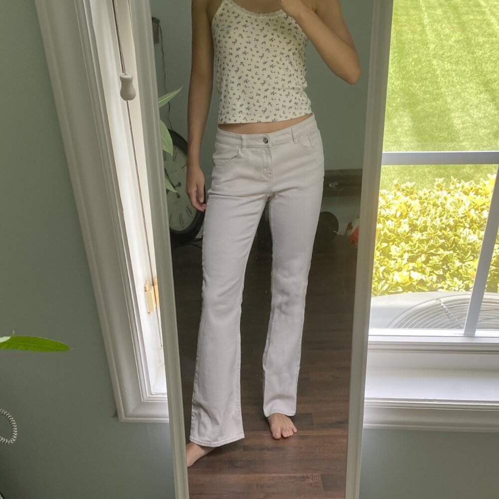 H&M low-rise tan pants